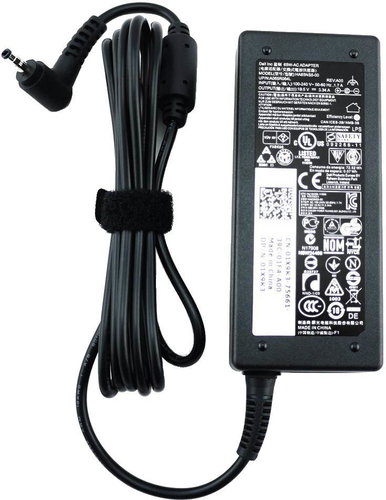 Dell AC adapter 65W - 3.9mm connector - Power Adapter - Main image