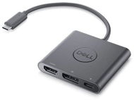 Dell USB-C (M) zu HDMI / DP / USB-C (F) mit Power Pass-Through - Adapter