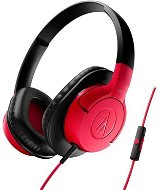 Audio-Technica ATH-AX1iS piros - Fej-/fülhallgató