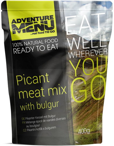 AdventureMenu - Spicy bulgur set (food + heater + zipper bag) - Kit - Main image