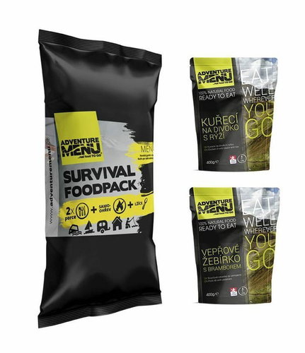 AdventureMenu - Pork Ribs + Wild Chicken - MRE - Main image