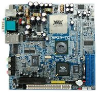 VIA EPIA TC10000 Mini ITX, integr. CPU VIA C3/Nehemiah 1GHz, VGA, 1x DDR266, audio, LAN, externí nap - Základní deska