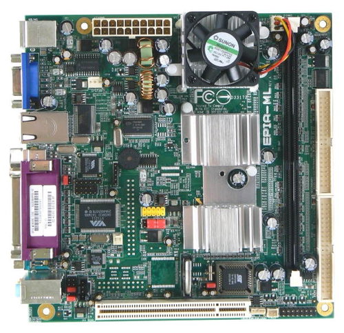 VIA EPIA N8000EG - Motherboard - Main image