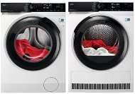 AEG 7000 ProSteam® UniversalDose LFR73864OC + AEG 8000 AbsoluteCare® Plus TR838A4C - Washer Dryer Set