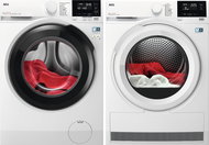 AEG 7000 ProSteam® UniversalDose LFR71844UC + AEG 8000 AbsoluteCare® TR818A2C - Washer Dryer Set