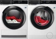 AEG 7000 ProSteam® AutoDose LFR73964AC + AEG 8000 AbsoluteCare® Plus TR838A4C - Washer Dryer Set