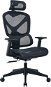 Kancelárska stolička AlzaErgo Chair Wave 1 čierna - Kancelářská židle