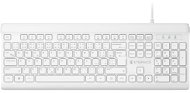 Klávesnica Eternico Home Keyboard Wired KD2020 biela – CZ/SK - Klávesnice