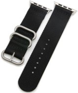 Eternico Nylon Band pre Apple Watch 38mm / 40mm / 41mm čierný - Remienok na hodinky