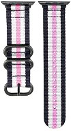 Eternico 42mm / 44mm Nylon Band Black-Pink for Apple Watch - Watch Strap