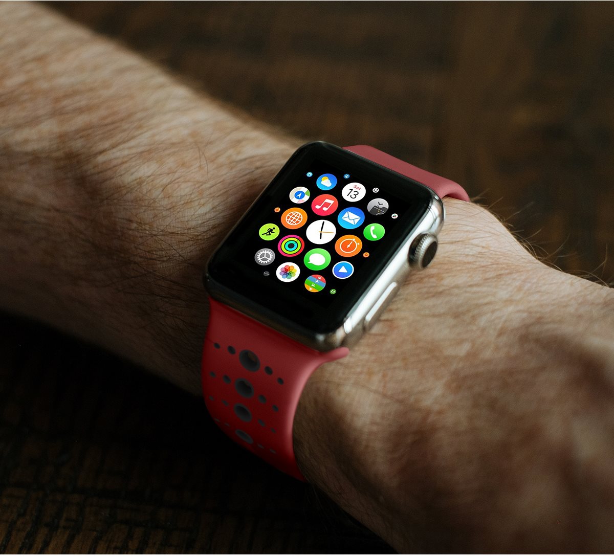 Polka dot silicone on sale apple watch band