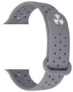 Eternico Apple Watch 42mm Silicone Band Grey - Armband