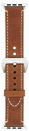 Eternico Leather Band 2 pre Apple Watch 42mm / 44mm / 45mm hnedý - Remienok na hodinky