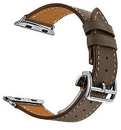 Eternico Apple Watch 38mm Leather Strap Dark Brown - Armband