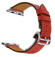 Eternico Apple Watch 38mm Leather Strap Red - Watch Strap