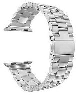 Eternico Apple Watch 42 mm / 44 mm Steel Band Silver - Remienok na hodinky
