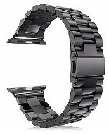 Eternico Apple Watch 42 mm / 44 mm Steel Band Black - Remienok na hodinky