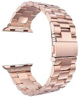 Eternico Apple Watch 42mm / 44mm Steel Band, rózsaszín-arany - Szíj