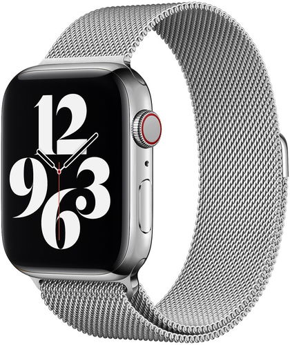 Eternico Elegance Milanese Apple Watch 42mm / 44mm / 45mm / Ultra 49mm - silver - Szíj - Fő fotó