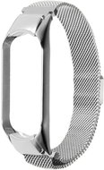 Eternico Elegance Milanese for Xiaomi Smart Band 7 silver - Watch Strap