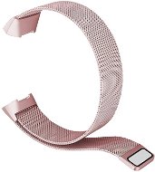 Eternico Fitbit Charge 3 / 4 Steel - rózsaszín (Large) - Szíj