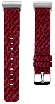Eternico Fitbit Charge 3 / 4 Canvas Red (Large) Main image Eternico Fitbit Charge 3 / 4 Canvas Red (Large) - Watch Strap - Main image