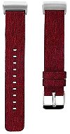 Eternico Fitbit Charge 3 / 4 Canvas červený (Large) - Remienok na hodinky