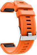 Remienok na hodinky Eternico Essential pre Garmin QuickFit 22mm oranžový - Řemínek