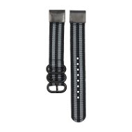 Eternico HQ Nylon Black Grey for Garmin 20 - Watch Strap