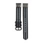 Eternico HQ Nylon Black Grey for Garmin 20 - Watch Strap