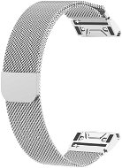 Eternico Elegance Milanese Band Steel Silver Buckle pro Garmin QuickFit 20mm silver - Watch Strap