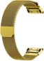 Eternico Elegance Milanese Band Steel Silver Buckle pro Garmin QuickFit 20mm gold - Watch Strap