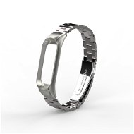 Eternico Mi Band 3 Steel strieborný - Remienok na hodinky
