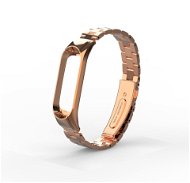 Eternico Mi Band 3 Steel ružovo-zlatý - Remienok na hodinky