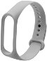 Remienok na hodinky Eternico Basic sivý pre Mi Band 3 / 4 - Řemínek