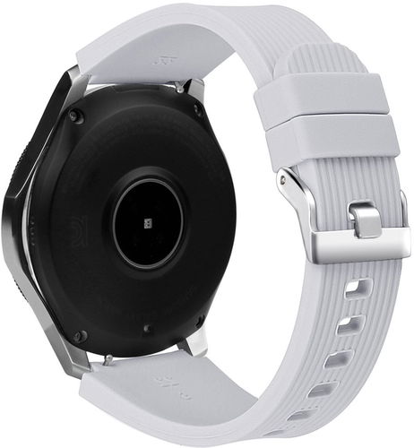 Eternico Elegance Vertical Grain Silver Buckle universal Quick Release 22mm šedý - Řemínek - Hlavní obrázek