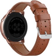 Remienok na hodinky Eternico Leather Band universal Quick Release 20mm hnedý - Řemínek