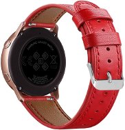 Eternico Leather Band universal Quick Release 20mm červený - Remienok na hodinky