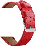 Eternico Leather Band universal Quick Release 20mm red - Watch Strap