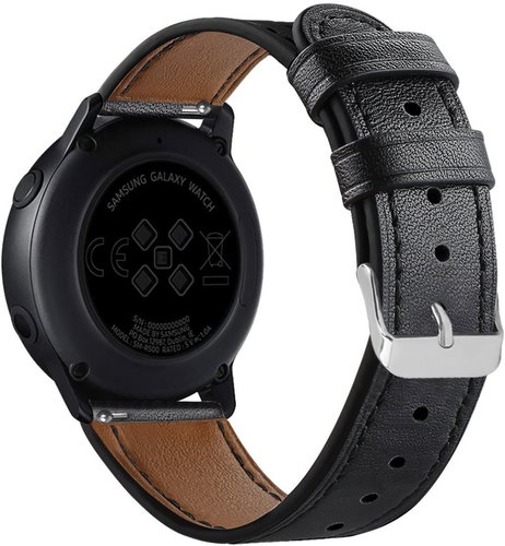Eternico Leather Band universal Quick Release 22mm black - Watch Strap - Main image