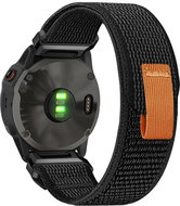Eternico Nylon Loop Strap for Garmin QuickFit 22mm black - Řemínek