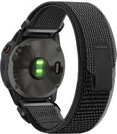 Eternico Nylon Loop Strap for Garmin QuickFit 22mm gray - Řemínek