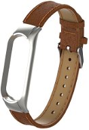Eternico Genuine Leather Brown for Mi Band 5 / 6 - Watch Strap