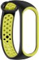 Eternico Sporty na Xiaomi Mi band 5 / 6 solid black and yellow - Remienok na hodinky