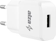 Töltő adapter AlzaPower Smart Charger 2.1A - fehér - Nabíječka do sítě