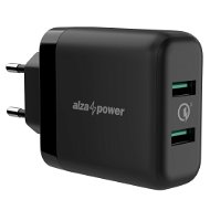 AlzaPower Q200 Quick Charge 3.0 fekete - Töltő adapter