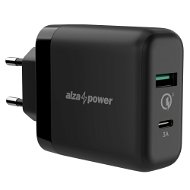 AlzaPower Q200C Quick Charge 3.0 fekete - Töltő adapter