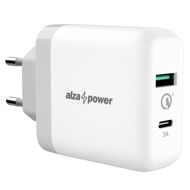 AlzaPower Q200C Quick Charge 3.0 bílá - Nabíjačka do siete