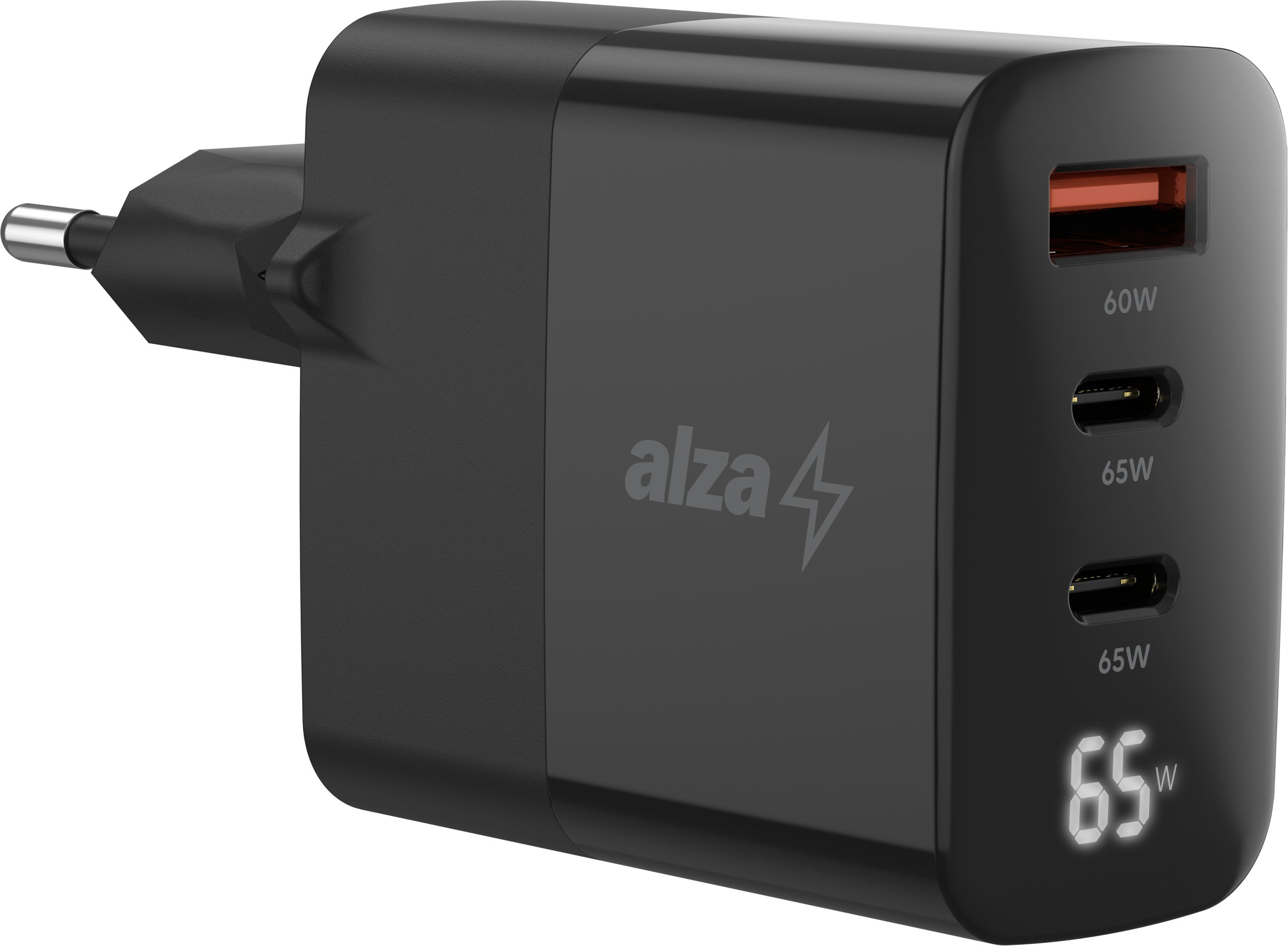 Nabíječka do sítě AlzaPower Ultimate X480 65W Černá