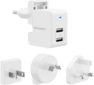 AlzaPower Travel Charger T100, White - AC Adapter